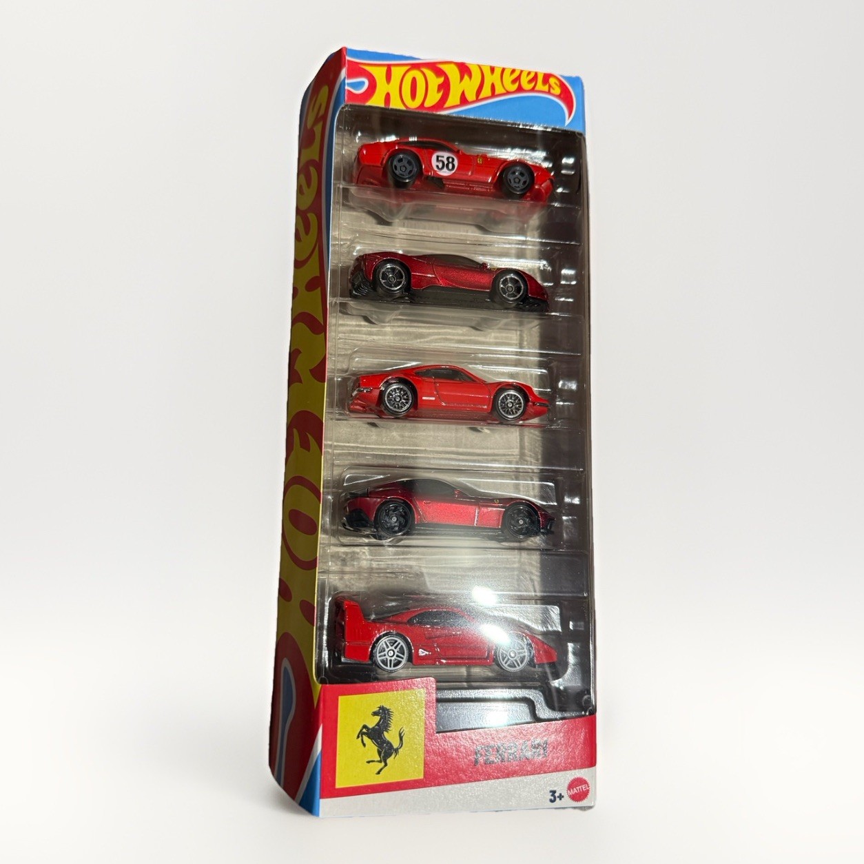 New Ferrari 5-Pack 2026 Hot Wheels Ferrari Gift Pack Hot In-Stock
