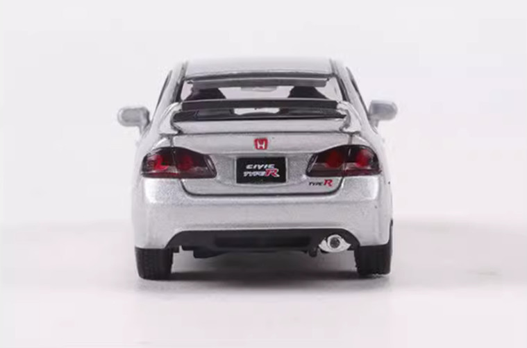 DCT 1/64 Scale Honda Civic TYPE R FD2 Silver Color Diecast Alloy Model Car Gifts