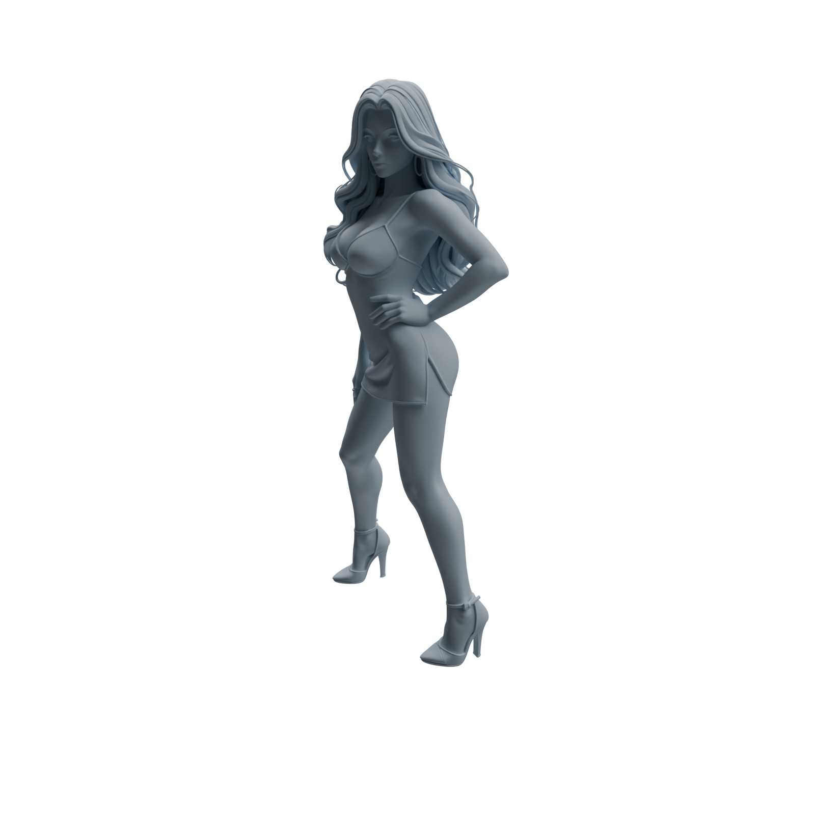 MRY-SFW 1/64/87 Nightclub Dancer Woman Character HO N Scale Miniatures Diorama