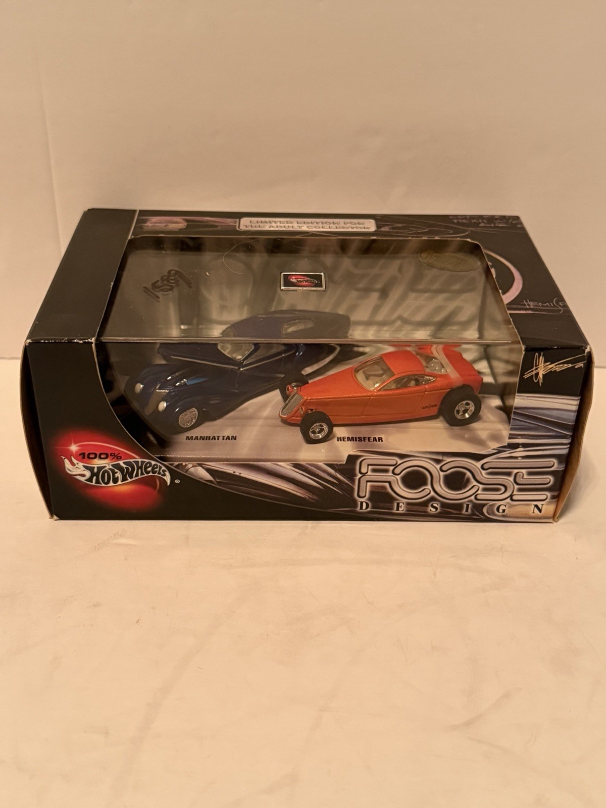 2001 Hot Wheels 100% Foose Design 2-Car Set #53695 Manhattan & Hemisfear NEW #2