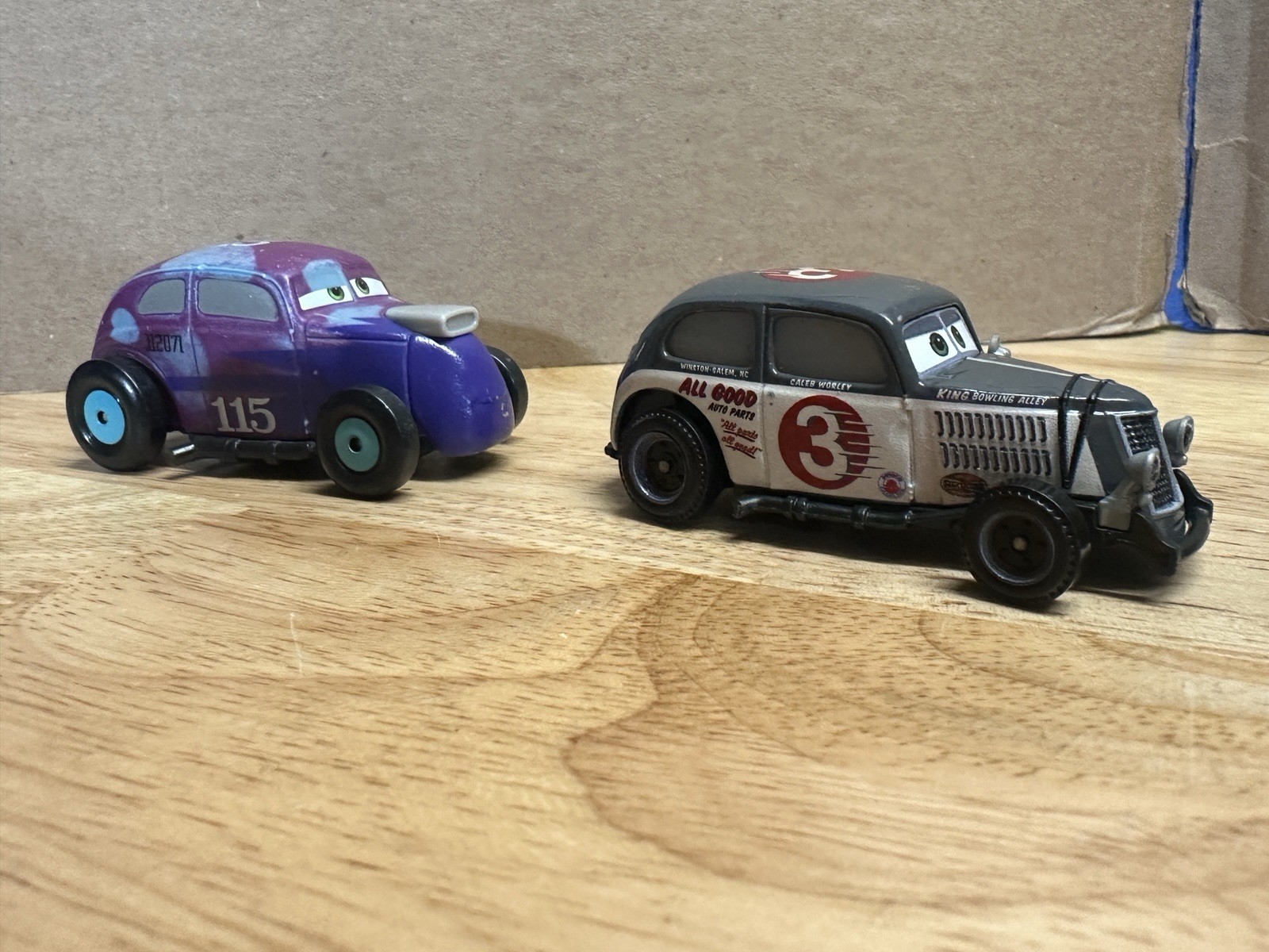Disney Pixar Cars Diecast Lot of 5 Vintage Classic Racers 1:55 Mattel Authentic