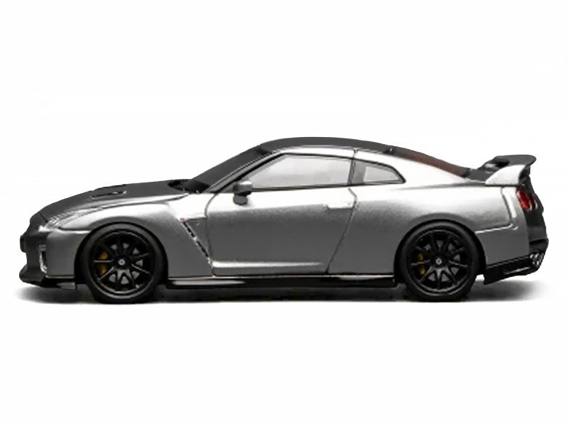 2020 NISSAN GT-R (R35) TRACK ED NISMO RHD DARK METAL GRAY 1/64 MOTORHELIX M63515