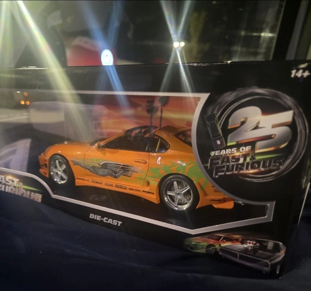 Jada Toys 25 Years of Fast & Furious Nissan Silvia S15 & Toyota Supra 1/18 Scale