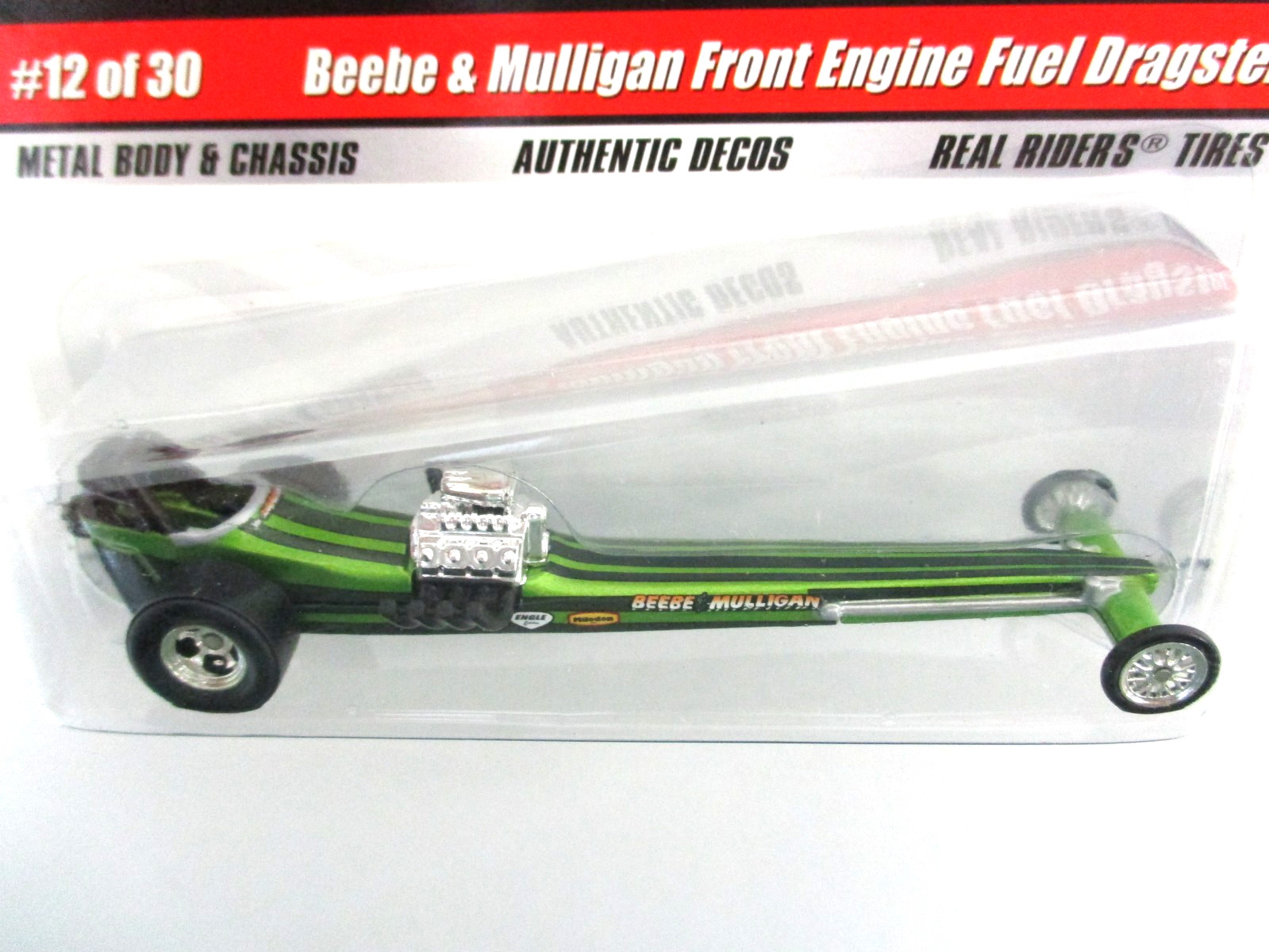 HOT WHEELS – DRAG STRIP DEMONS – BEEBE & MULLIGAN NHRA FRONT ENGINE DRAGSTER