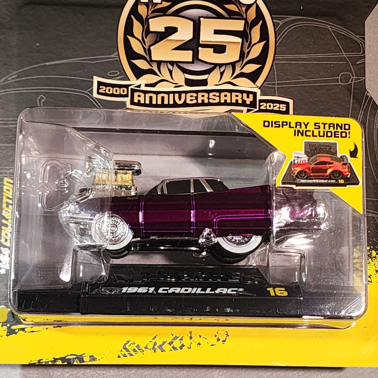 Muscle Machines 25th Anniversary 1961 Cadillac Die-Cast Car Model # 16