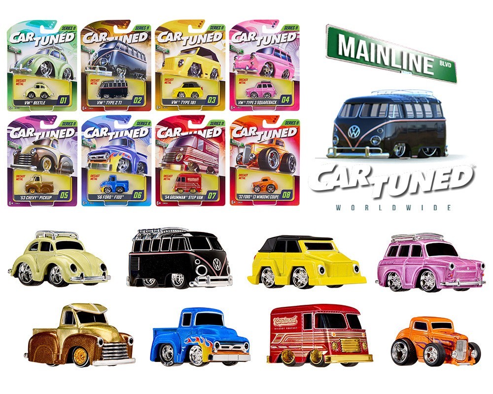 CarTuned Series 11 Mainline 2026 Set of 8 Cars 1/64 OPENED BOX