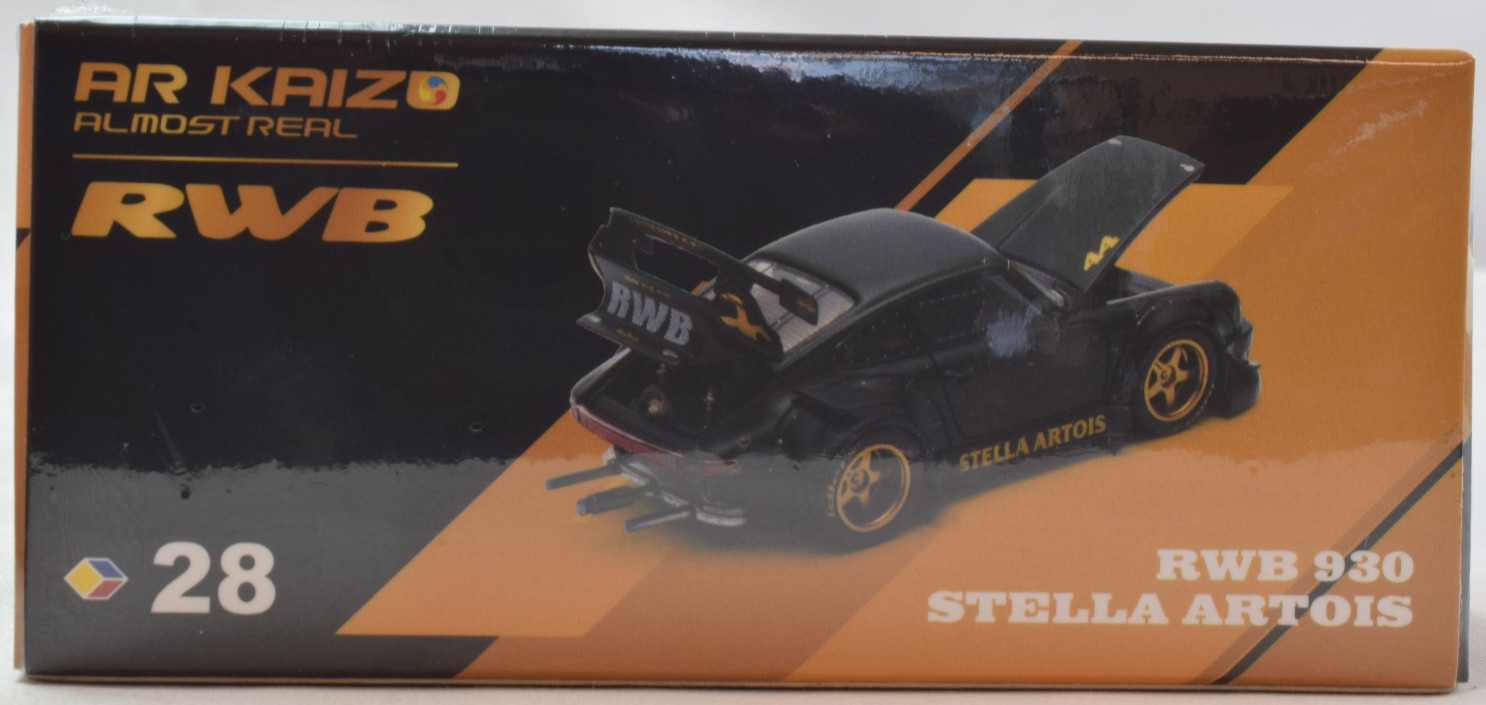 Almost Real AR Kaizo “Stella Artois” Porsche-RWB 930 911 1:64 Car 6K0000101