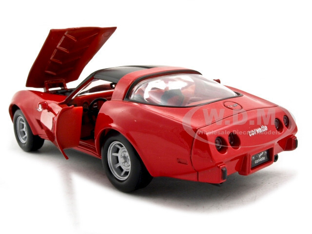 1979 CHEVROLET CORVETTE RED 1/24 DIECAST MODEL CAR BY MOTORMAX 73244