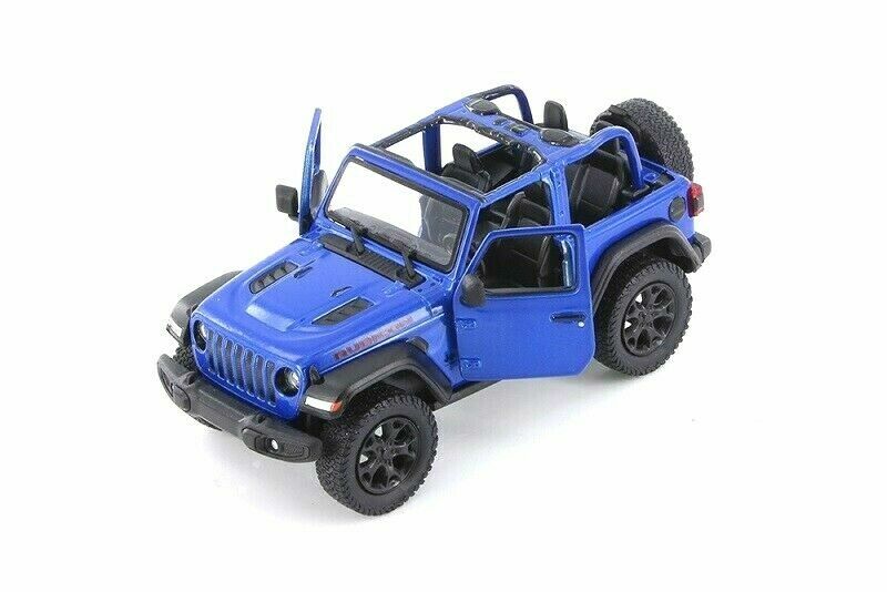 Jeep Wrangler Rubicon 4×4 Hard Top, Police, Diecast Model Toy Car, 1/34 Scale