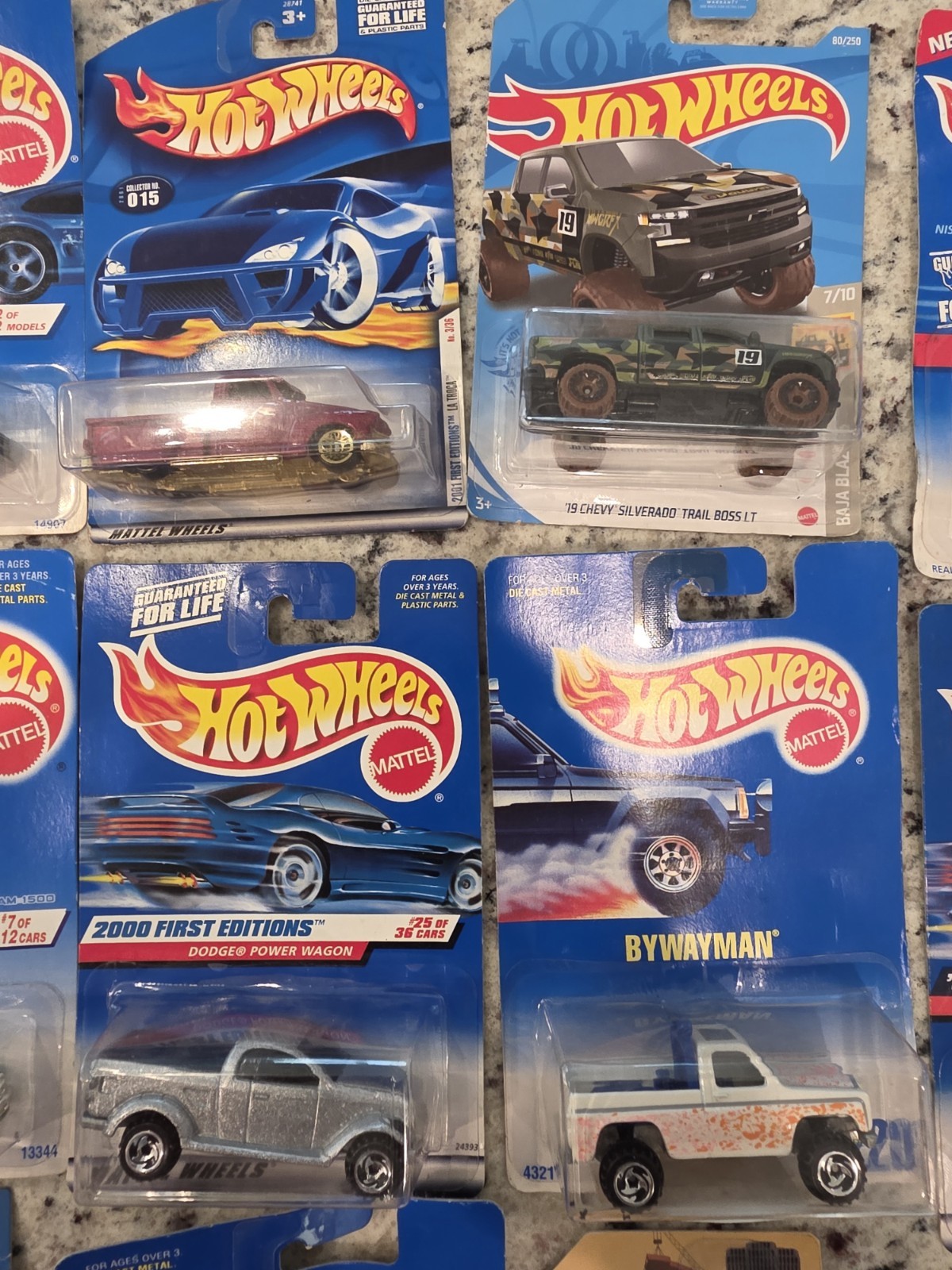 Hot Wheels Truck Lot of 20 Dodge Ram Chevy Nissan Ford Pickup Silverado
