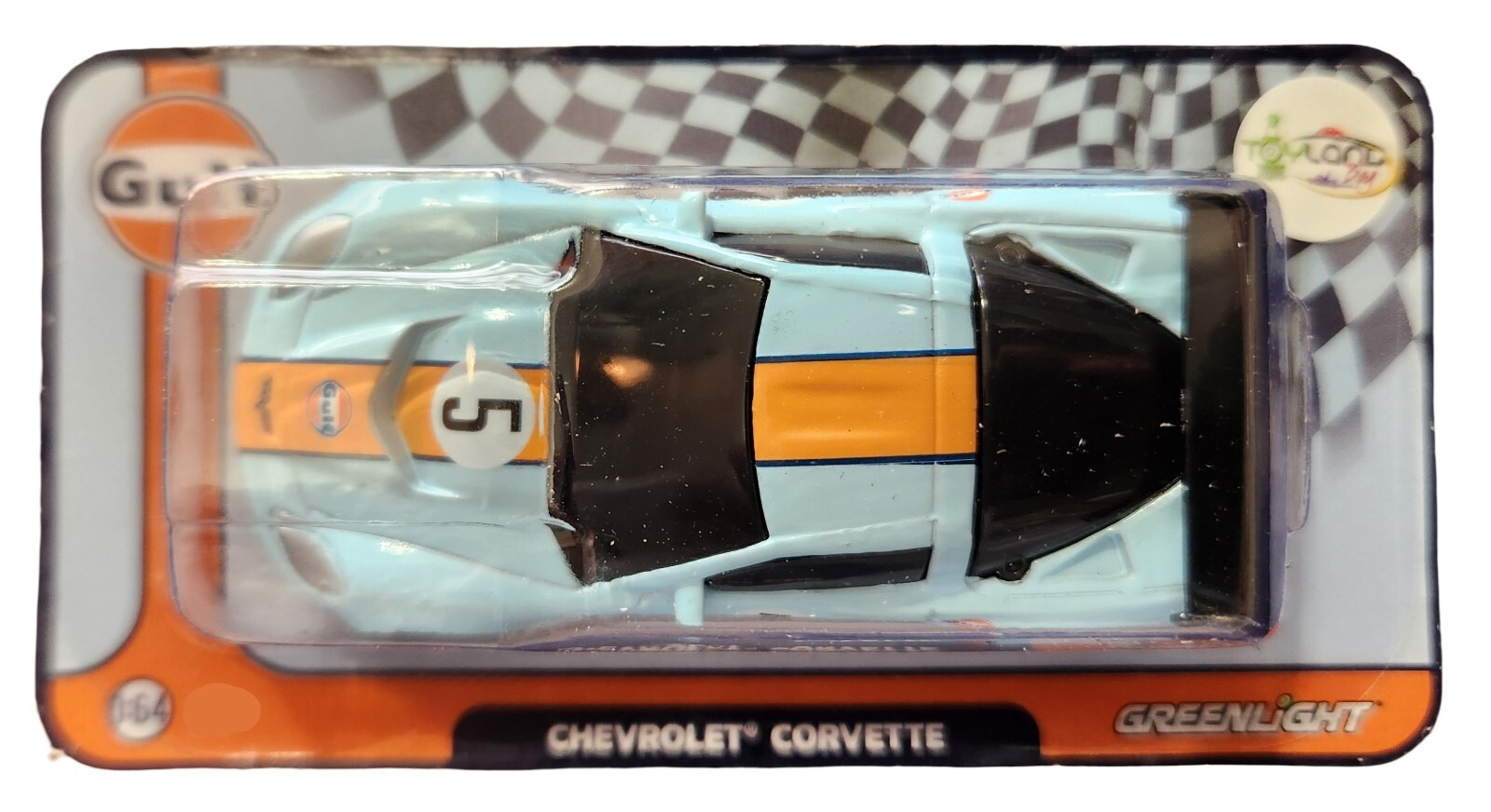 Greenlight Collectibles 51579 1:64 Scale 2010 Chevy Corvette C6-R – Gulf Oil #5