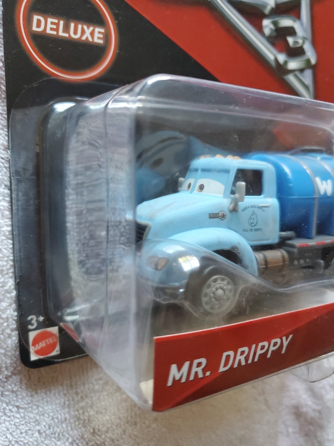 Disney Cars 3 Deluxe MR DRIPPY Ok Card