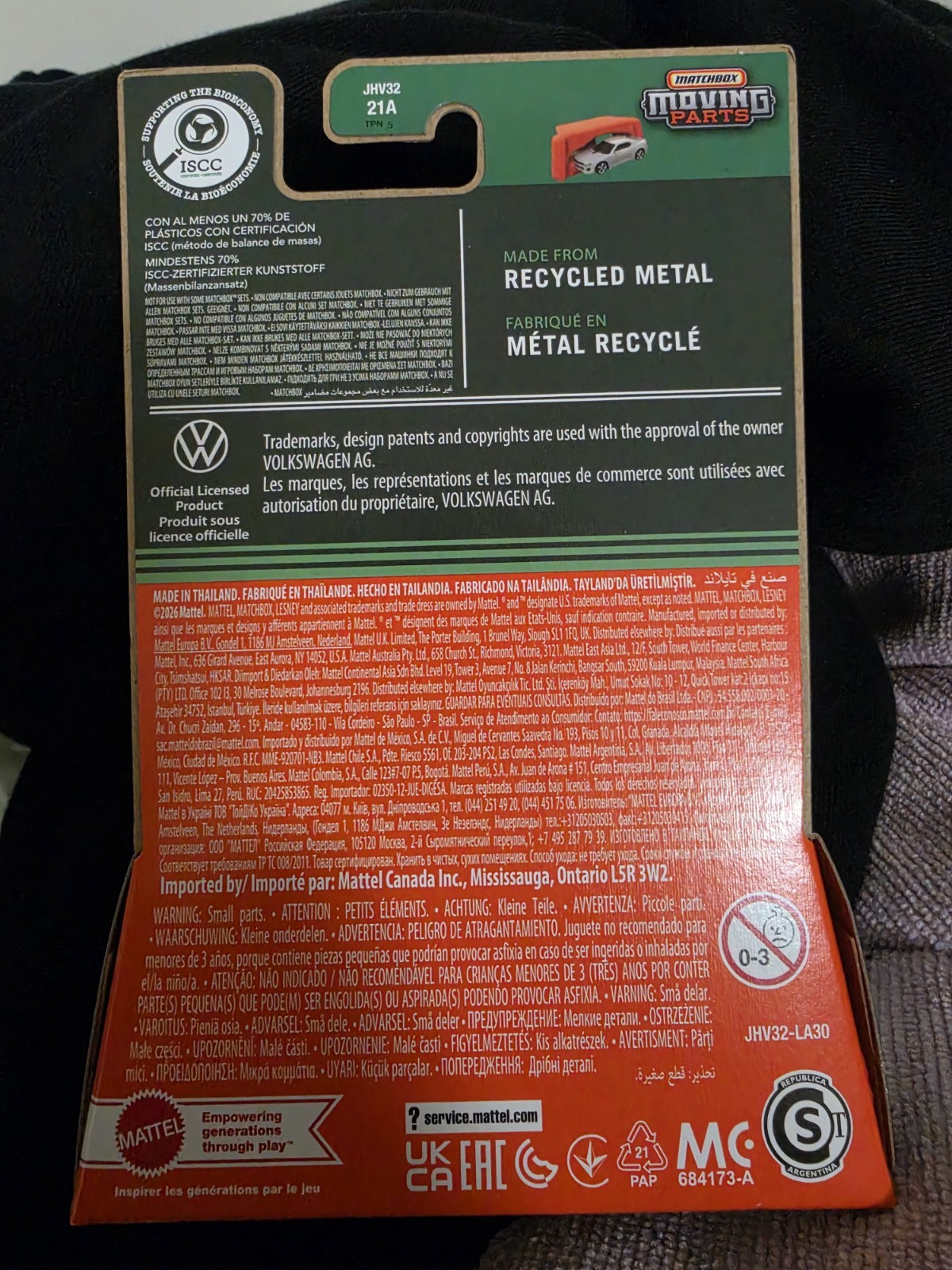 2026 Matchbox Moving Parts 1986 Volkswagen T3 Vanagon VW Roof Opens Up