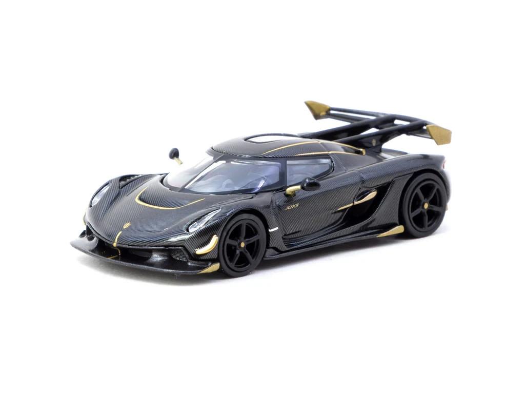 Tarmac Works Koenigsegg Jesko Attack Black Carbon Fiber HK Toy Car Salon 2025