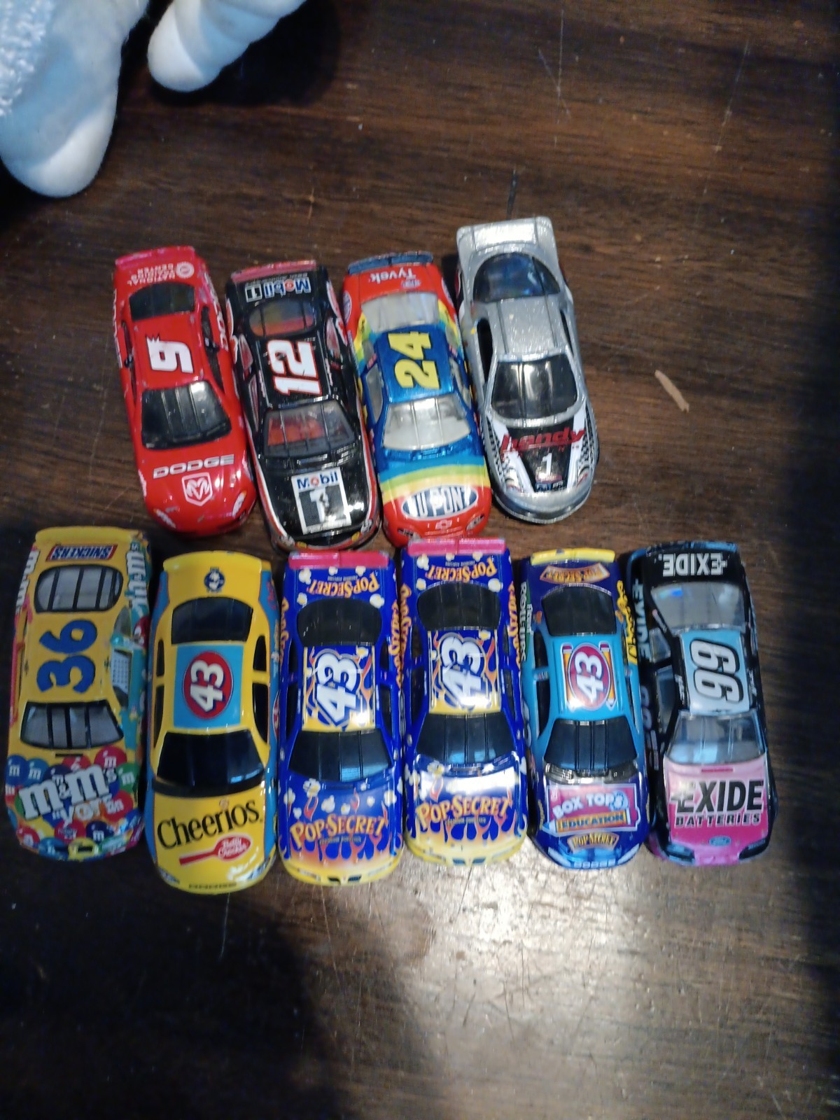 10 NASCAR Action Diecast 1/64 Cars Loose Lot Various Years