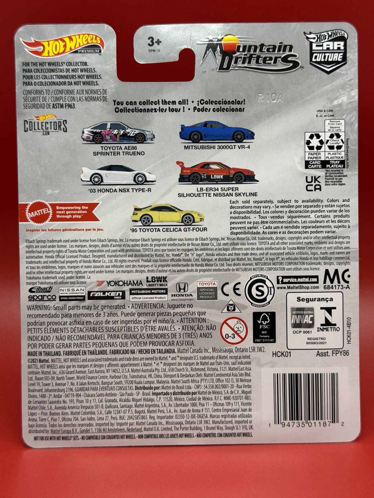Hot Wheels LB-ER34 Liberty Walk Nissan Skyline Mountain Drifters R34 CHASE LBWK
