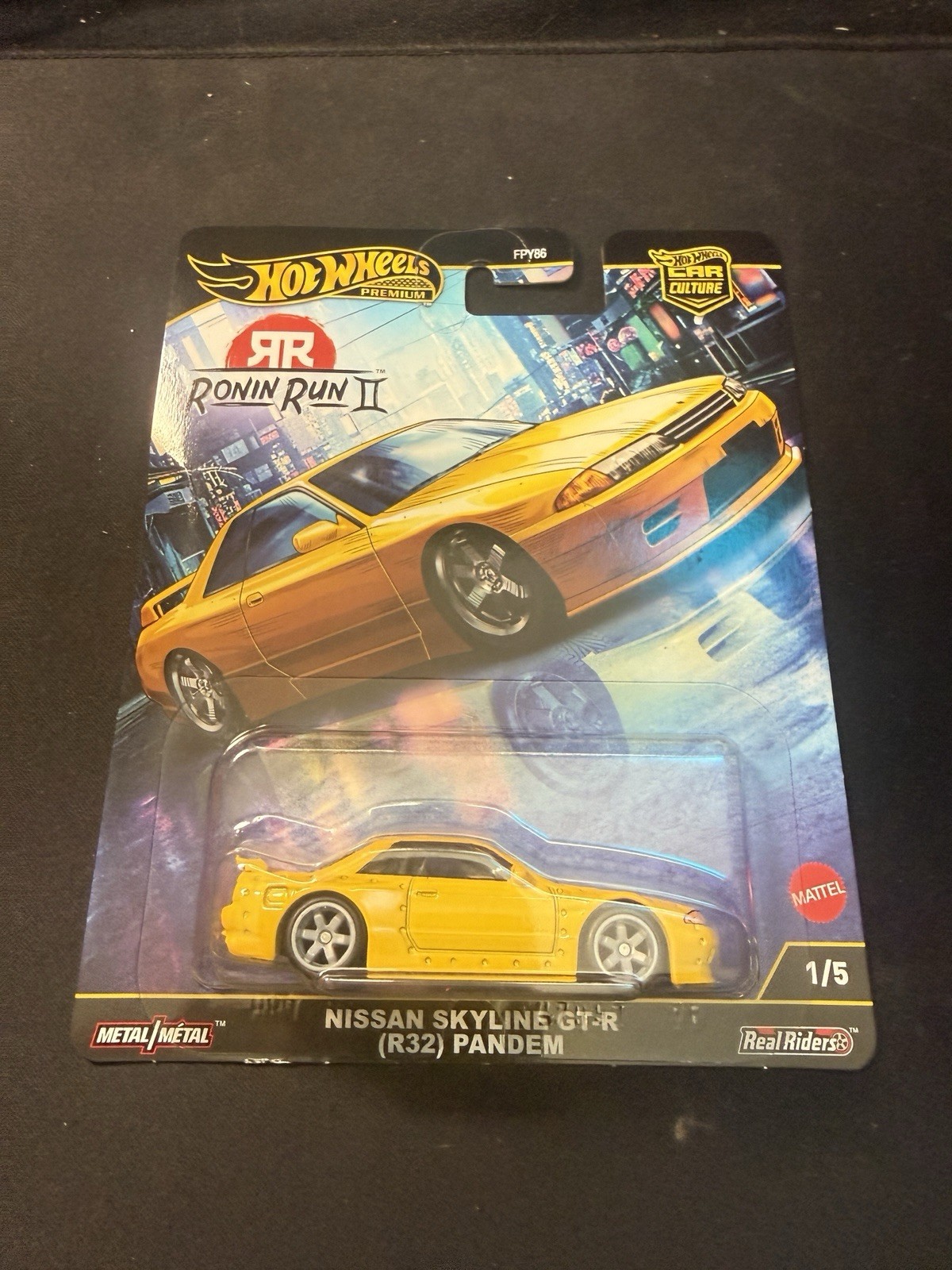 HOT WHEELS 2025 RONIN RUN II CAR CULTURE (SET OF 5) HONDA CIVIC, NISSAN, TOYOTA