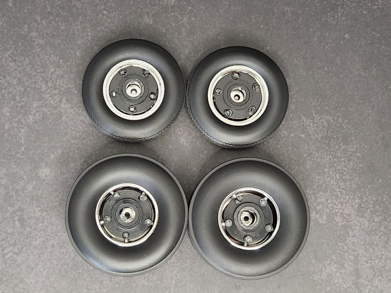 1/18 ACME Keystone Drag Wheel & Tire Set-A1806139W