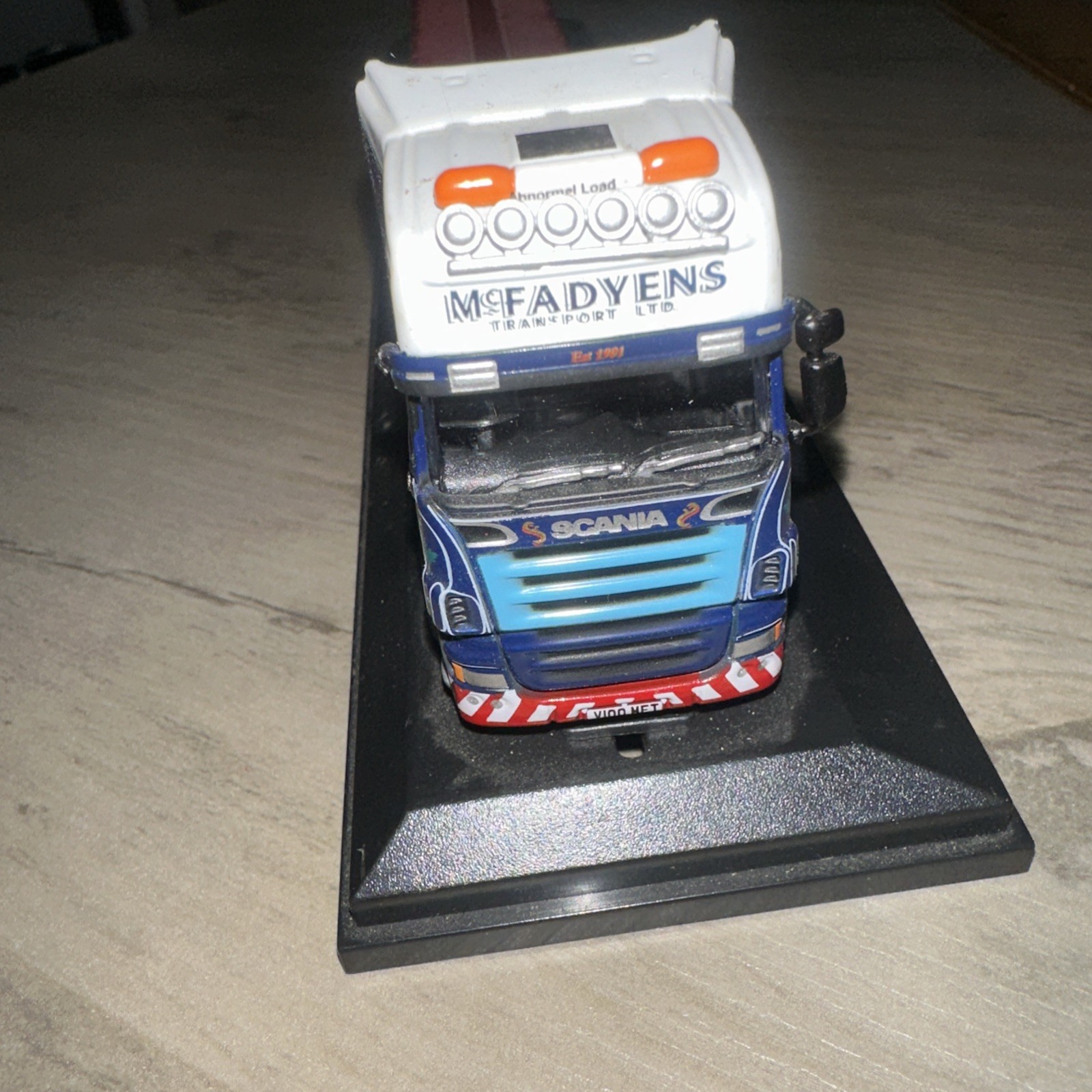 Vintage Oxford Diecast Truck Mcfadden‘S Transport LTD Low Boy ￼