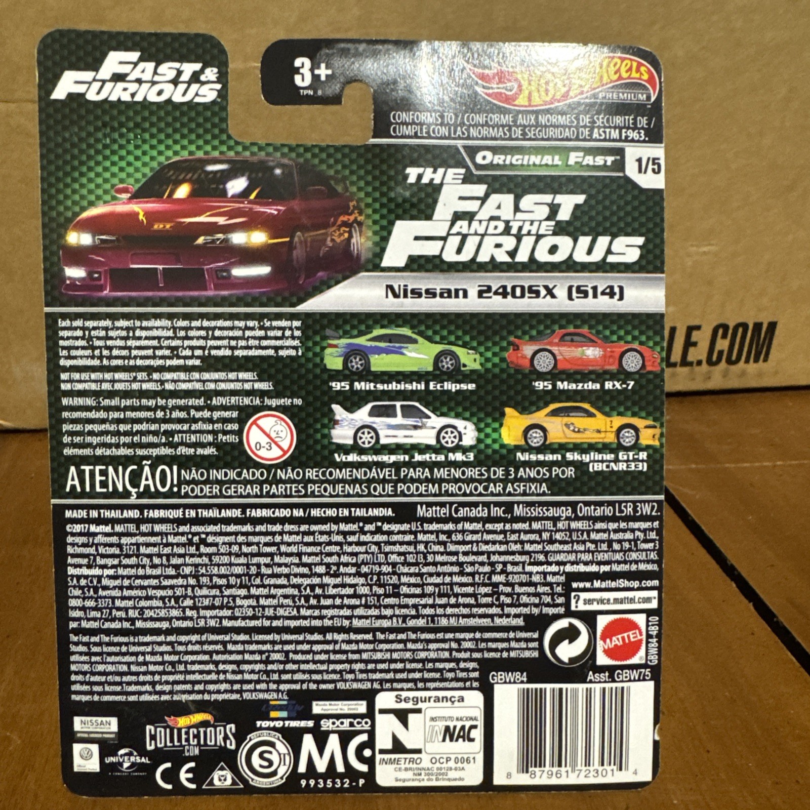 Hotwheels Fast&furious Original Nissan 240 SX S14 Read Description