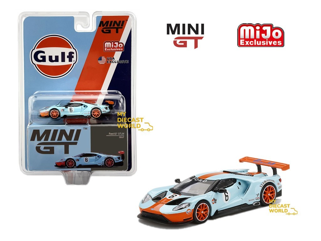 1/64 Mini GT #269 Ford GT GTLM Gulf Racing Limited Edition MGT00269