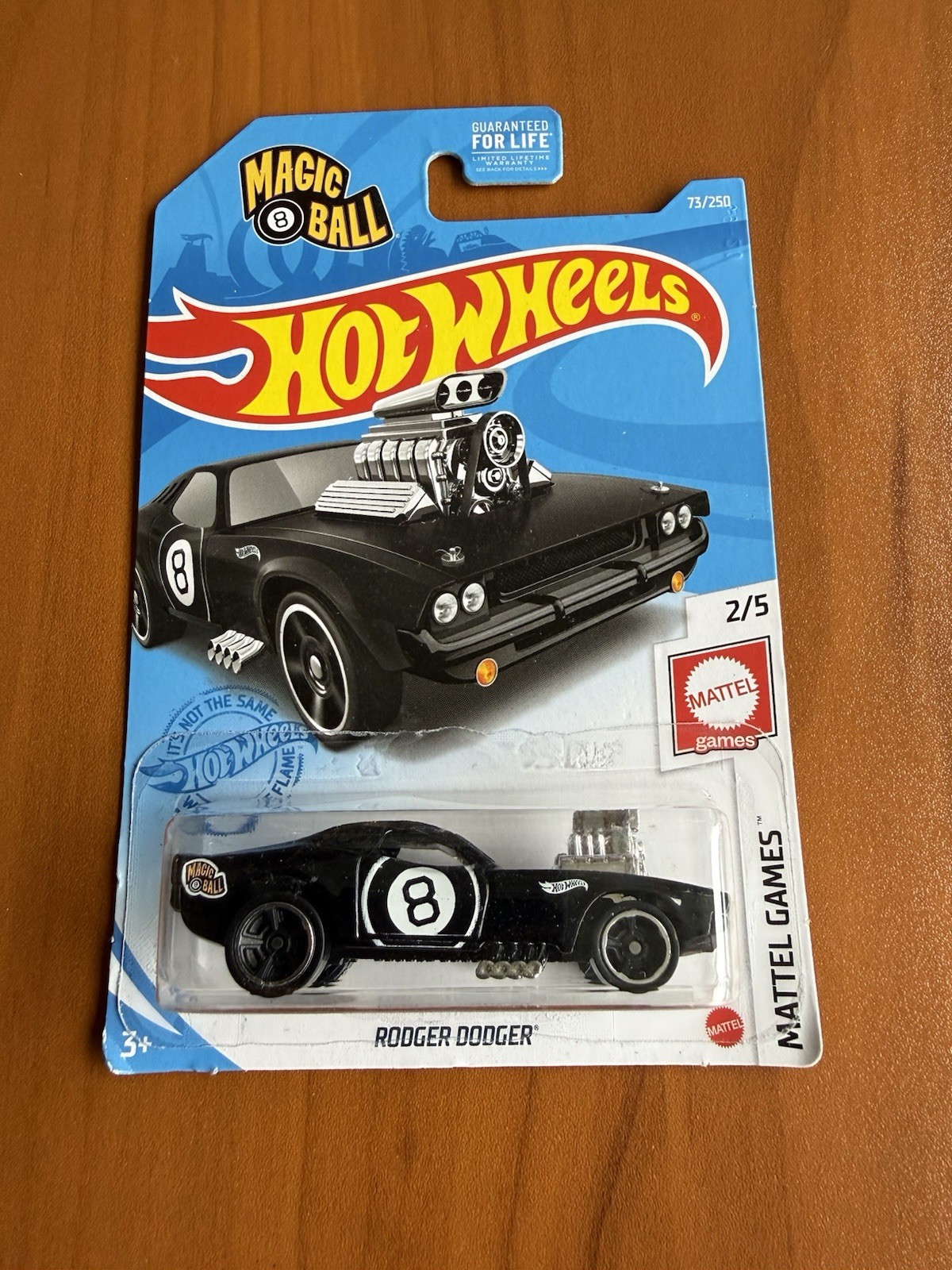 Hot Wheels Mattel Games Magic 8 Ball Rodger Dodger “Signs Point To Yes” Variant