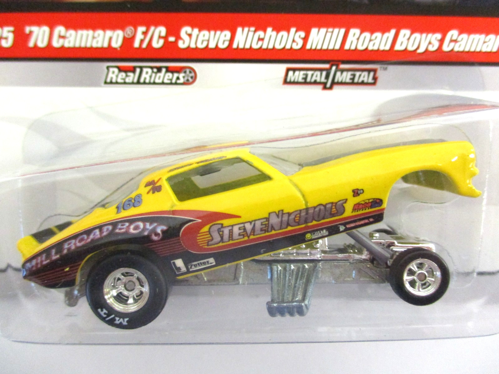 HOT WHEELS – DRAG STRIP DEMONS MILL ROAD BOYS 1970 CHEVROLET CAMARO FUNNY CAR