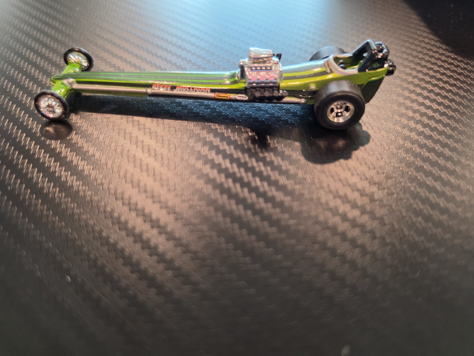 Hot Wheels Drag Strip Demons Beebe & Mulligan Front Engine Fuel Dragster RR 2009