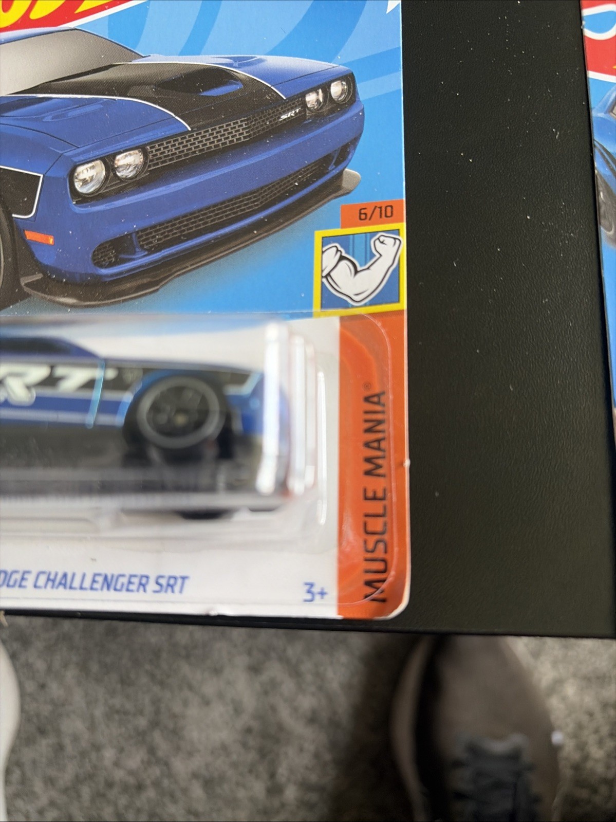 Hot Wheels Dodge Challenger SRT Blue Black 1:64 Muscle Mania Diecast Car Lot 6