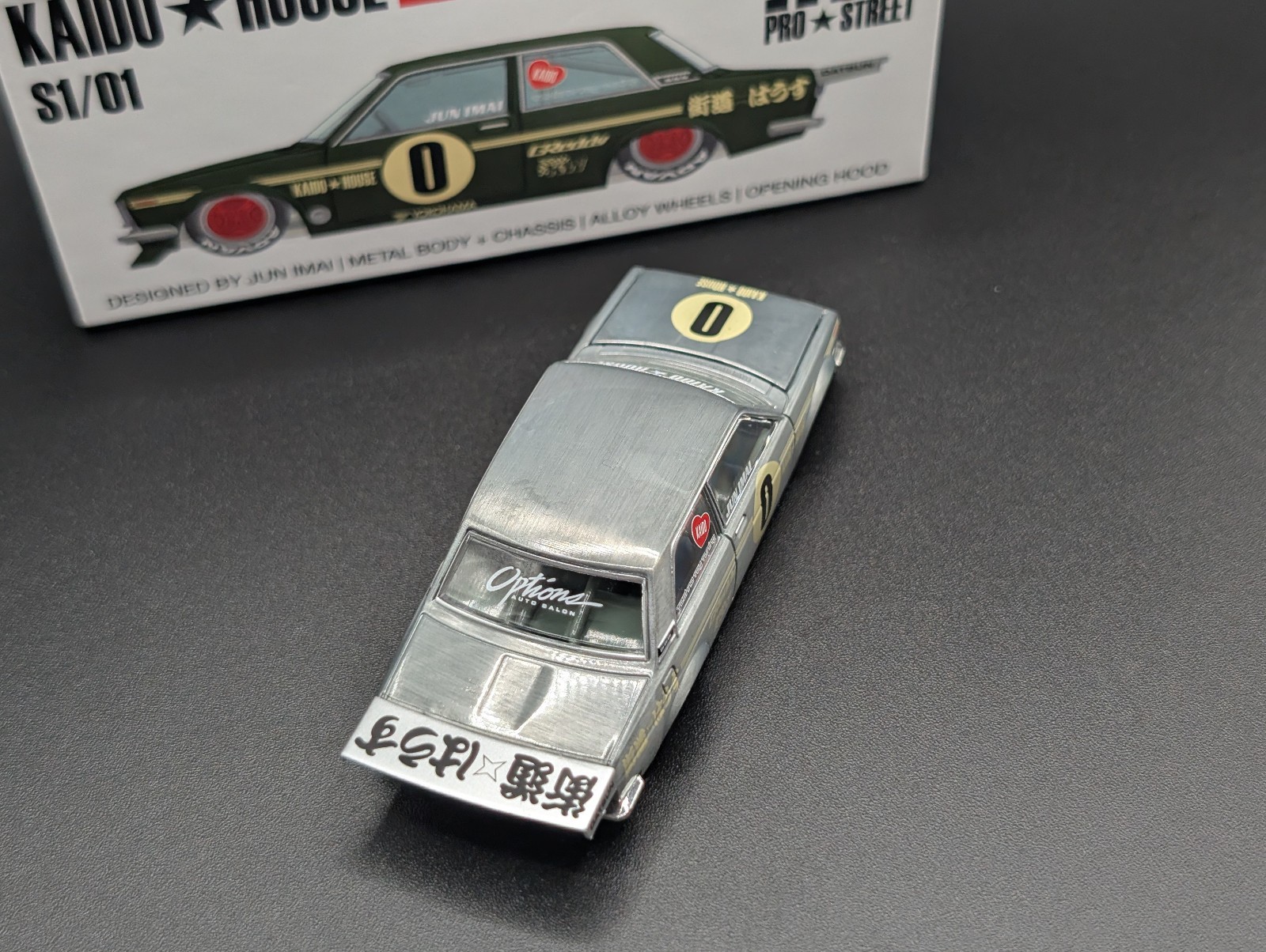 CHASE 1:64 MINI GT Kaido House Datsun 510 Pro Street S1/01 OG Green #001