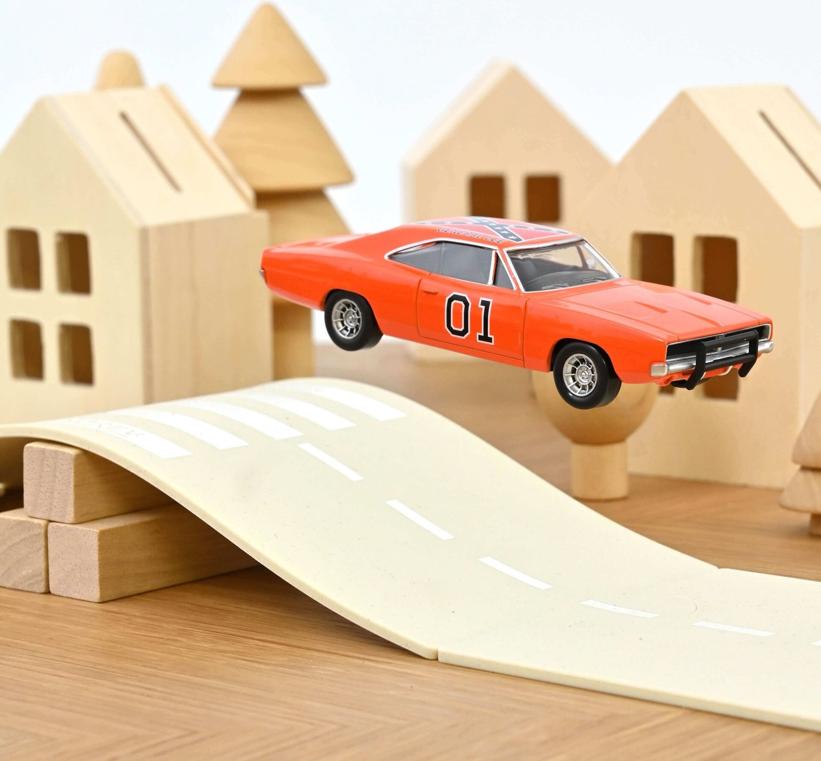 1969 Dodge Charger General Lee Bo and Luke Duke’s car in 1:43 scale by Norev