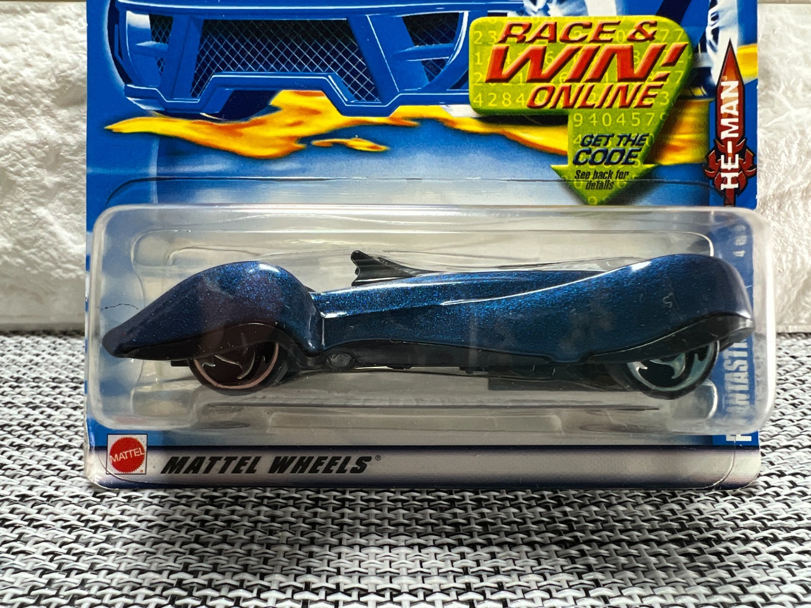 Hot Wheels HE-MAN Phantastique 4 of 4 2002 Collector No. 094 Blue