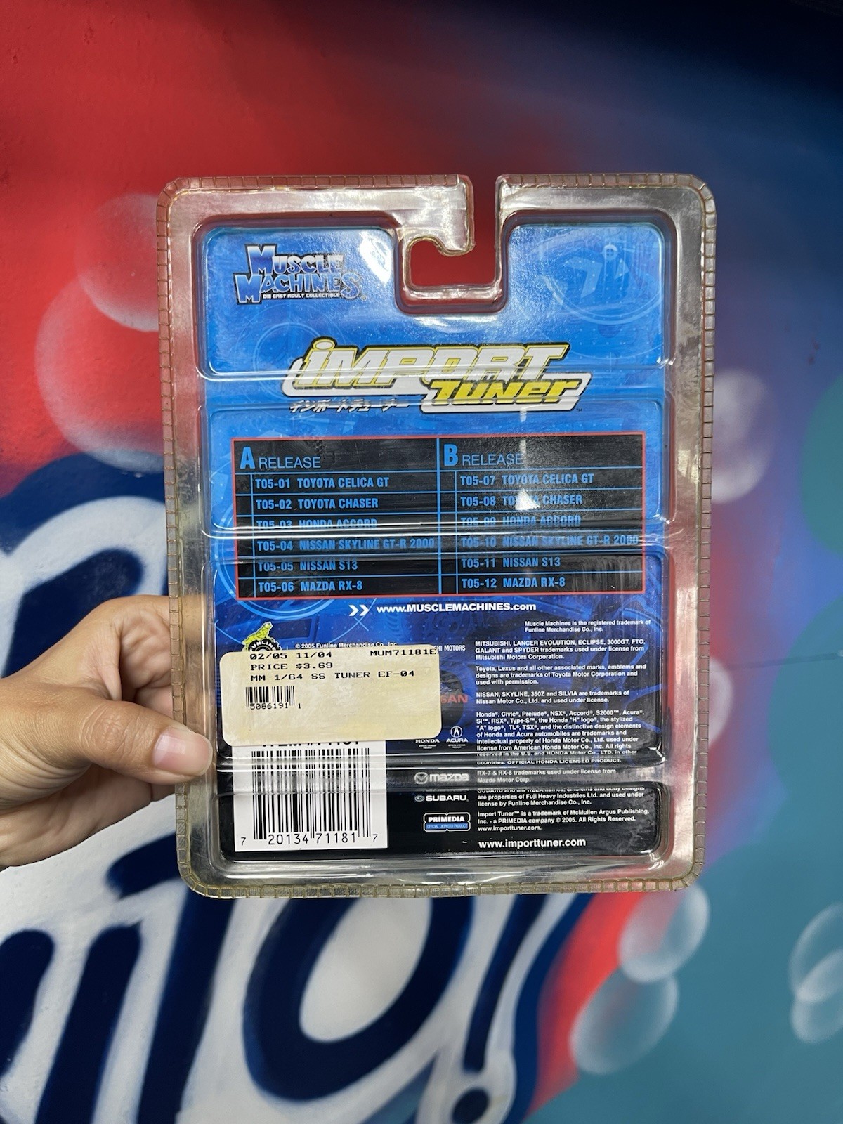 Rare 2005 1:64 Muscle Machines Import Tuner Toyota Chaser Brand New