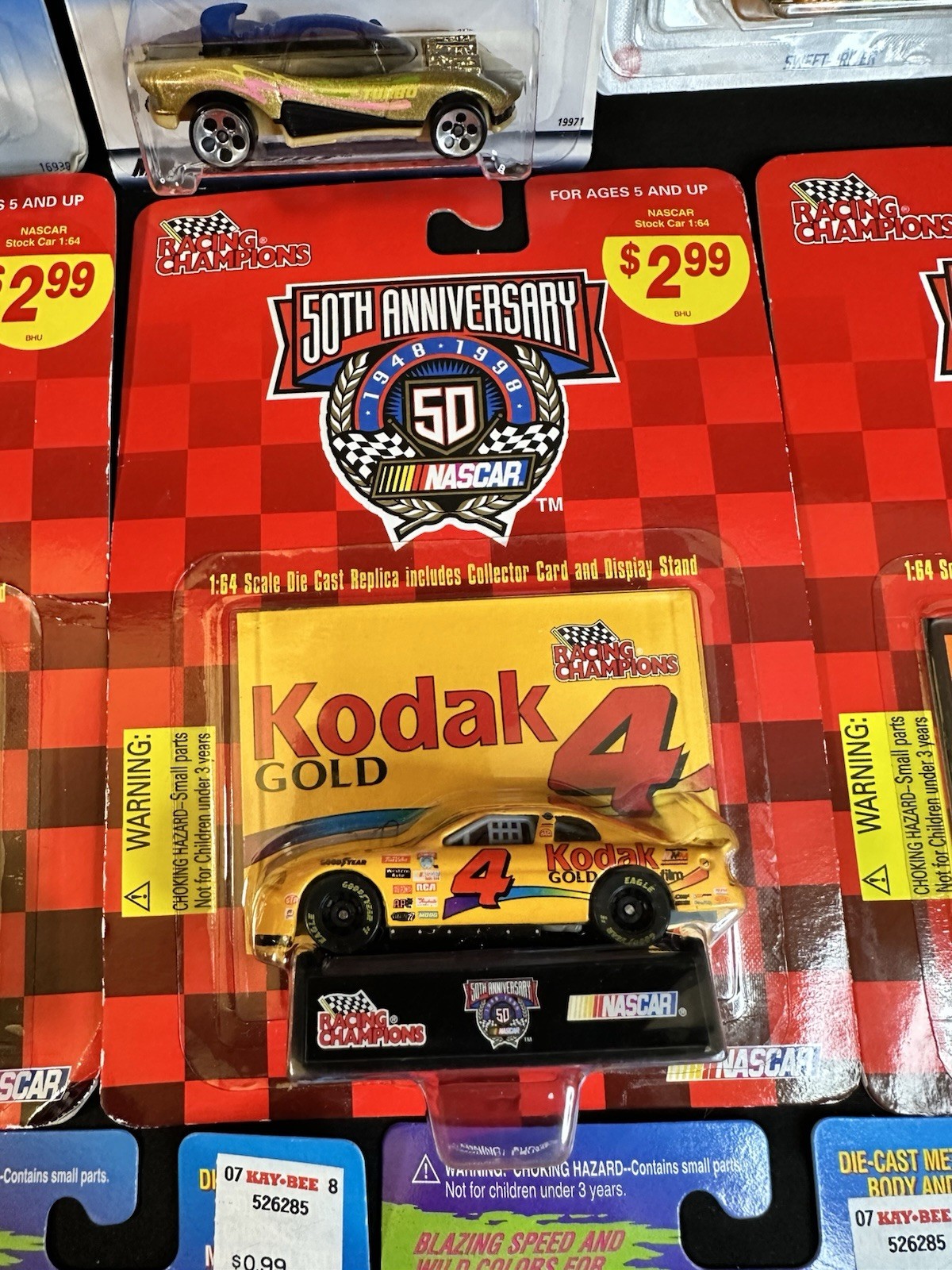 Mixed Lot of 8 Die Cast Cars Hot Wheels Racing Champions NASCAR Street Rebels