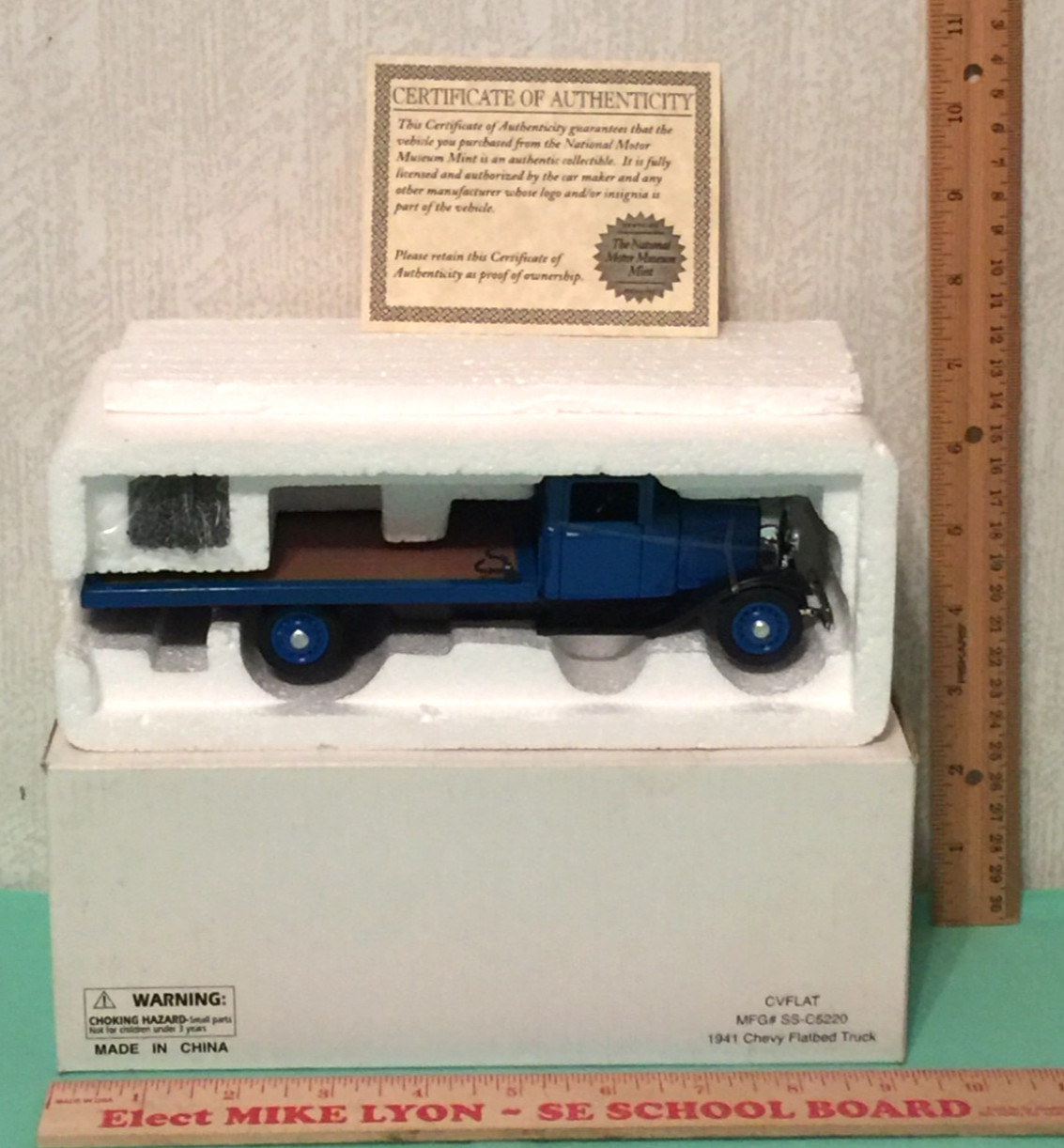 1934 Ford Truck Die Cast Toy in Box with C.O.A. (G43)