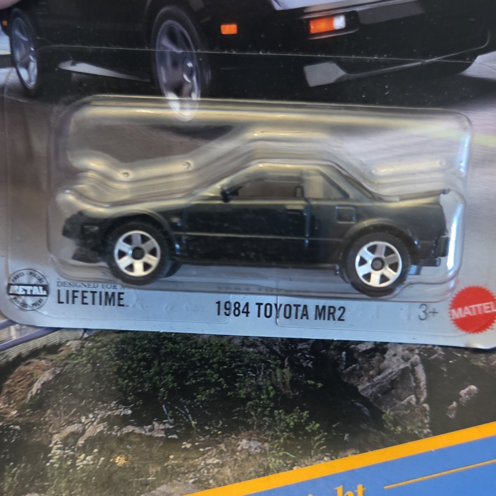 Matchbox 1:64 1984 Toyota MR2 Black Diecast Car 08/125 Official Licensed