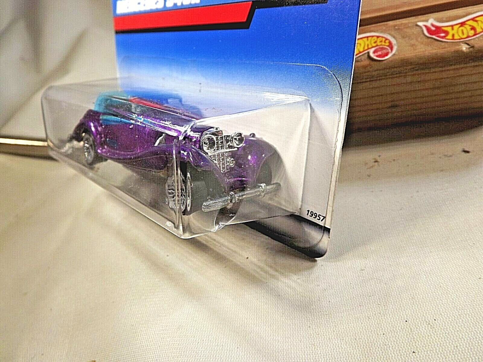 1997 Hot Wheels Mainline/Collector #788 MERCEDES 540K Purple w/Lace Sp- Variant