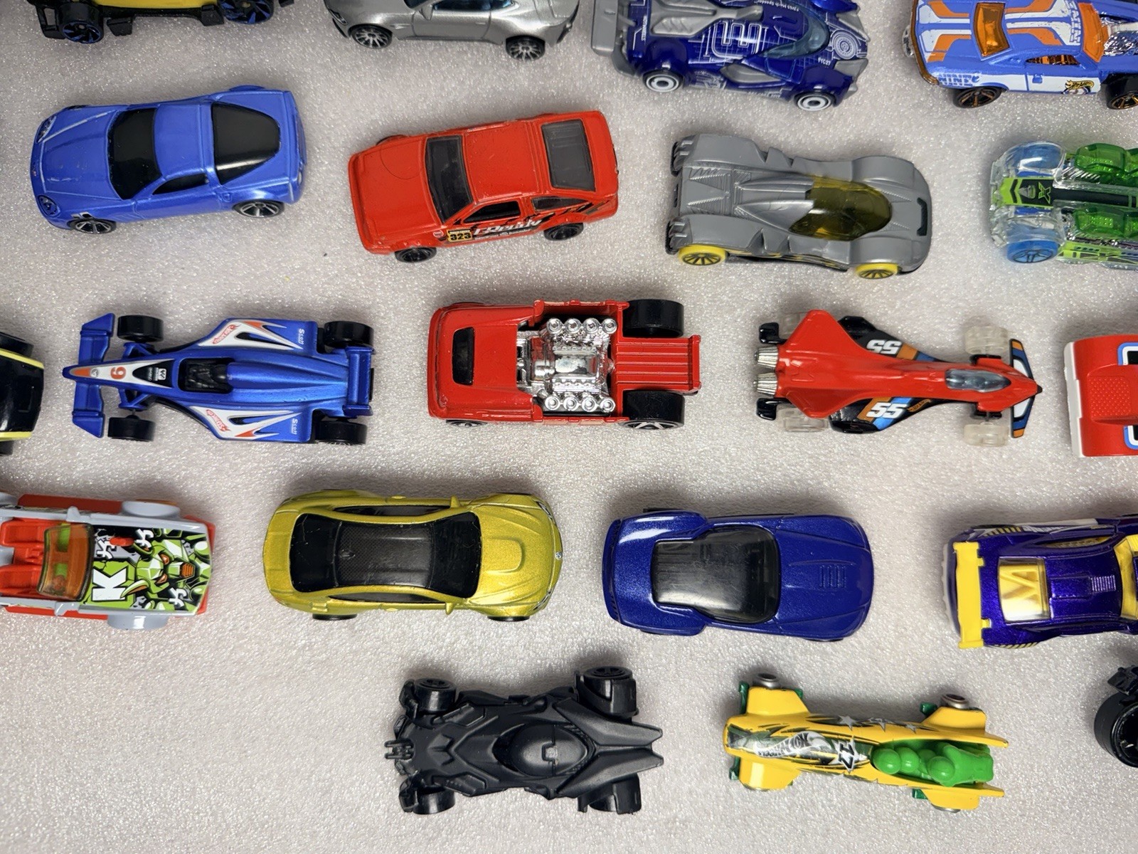 Hot Wheels Diecast Cars, Trucks, Van, Motorcycle Mixed Lot of 49