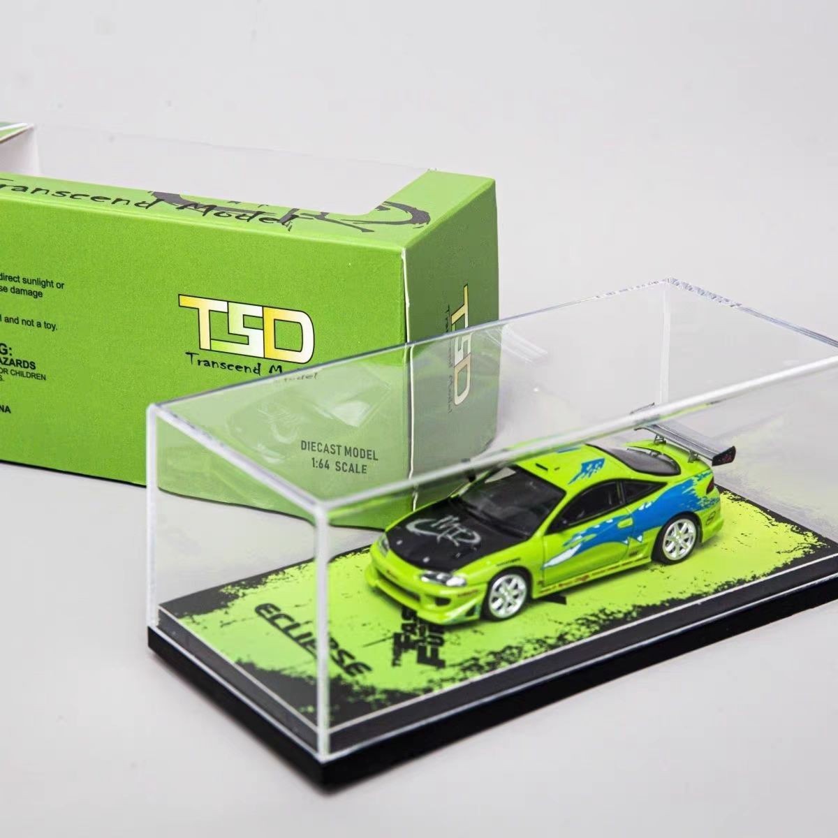 Transcend 1:64 Eclipse Fast & Furious Alloy car Model Collectible Ornament Gift