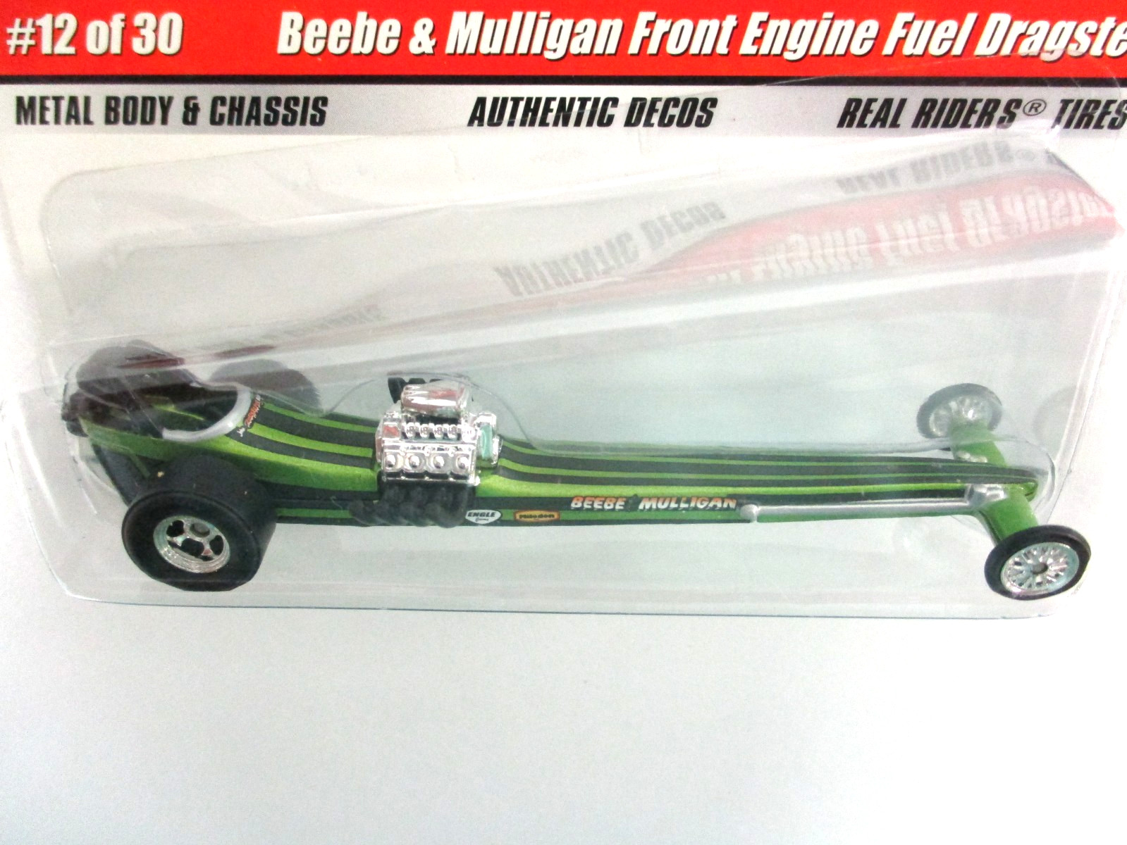 HOT WHEELS – DRAG STRIP DEMONS – BEEBE & MULLIGAN NHRA FRONT ENGINE DRAGSTER