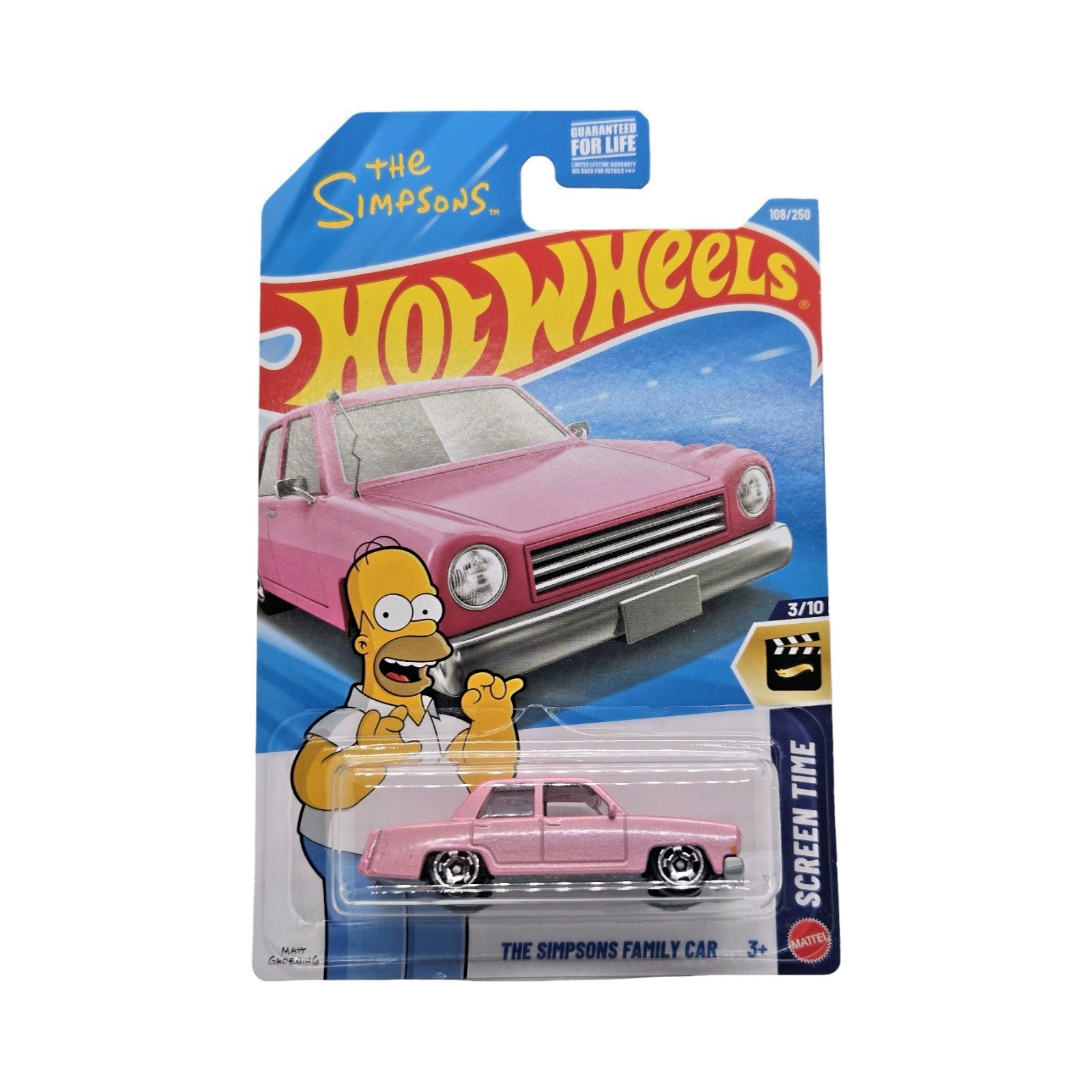 2026 Hot Wheels The Simpsons Family Car #108 Pink