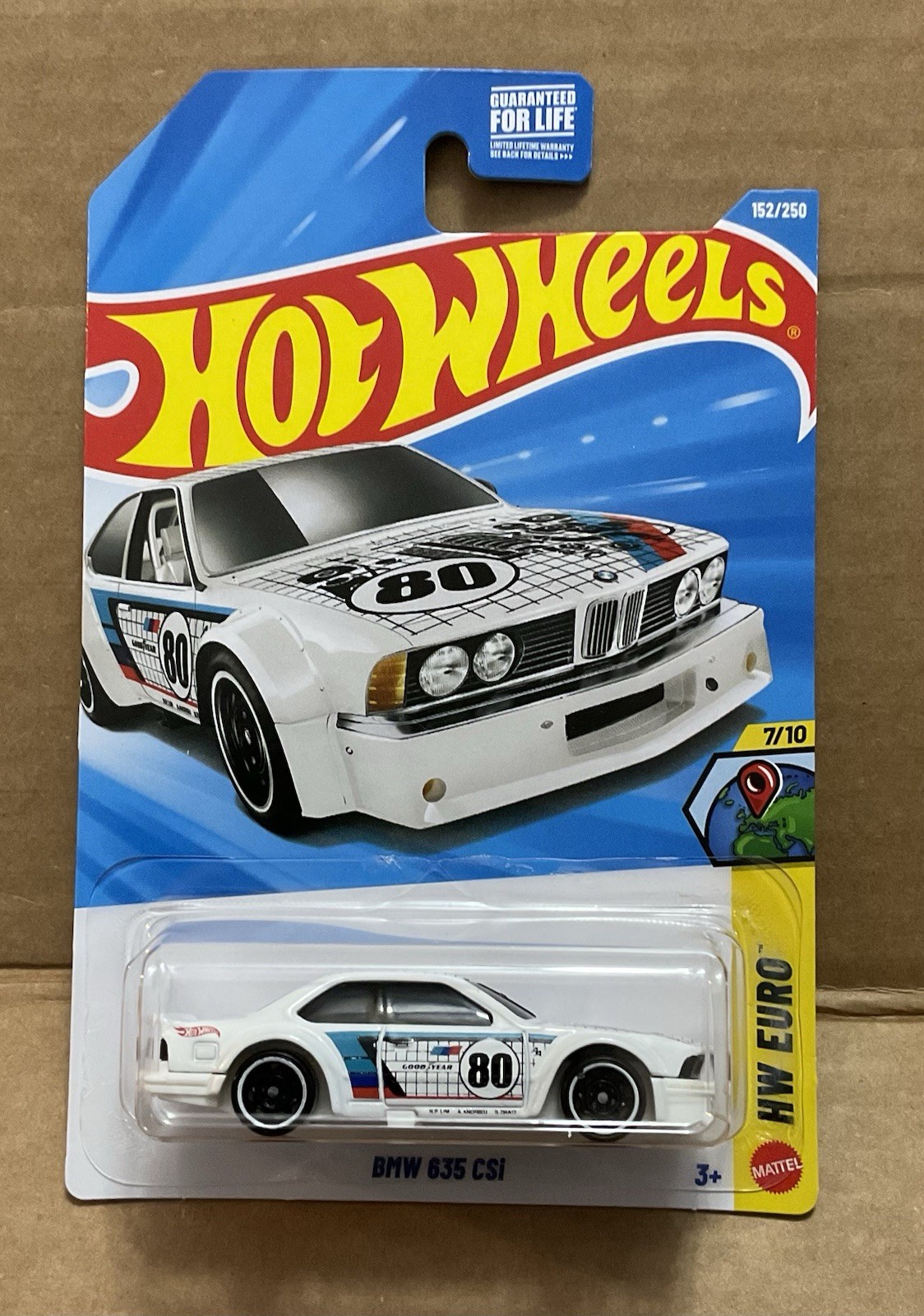 Hot Wheels – BMW 635 CSi #152/250 HW EURO 7/10 White