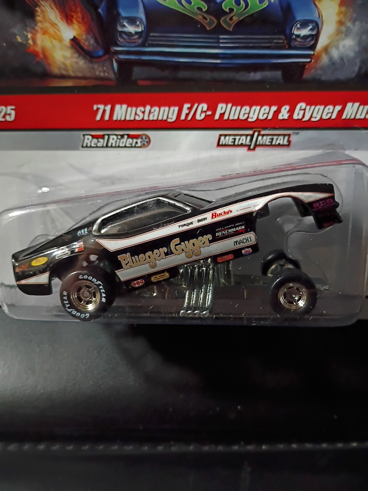 HOT WHEELS – DRAG STRIP DEMONS PLUEGER & GYGER 1971 FORD MUSTANG FUNNY CAR