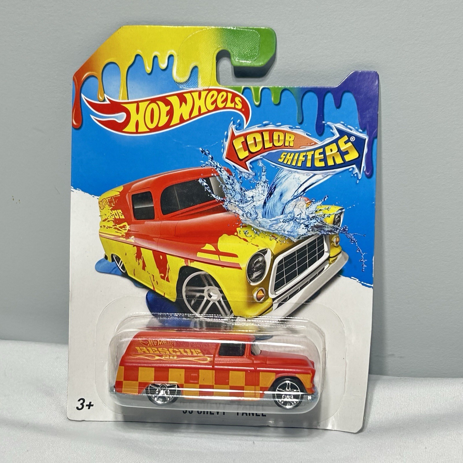 2013 Hot Wheels Color Shifters 1955 Chevy Panel Truck red/yellow PR5’s