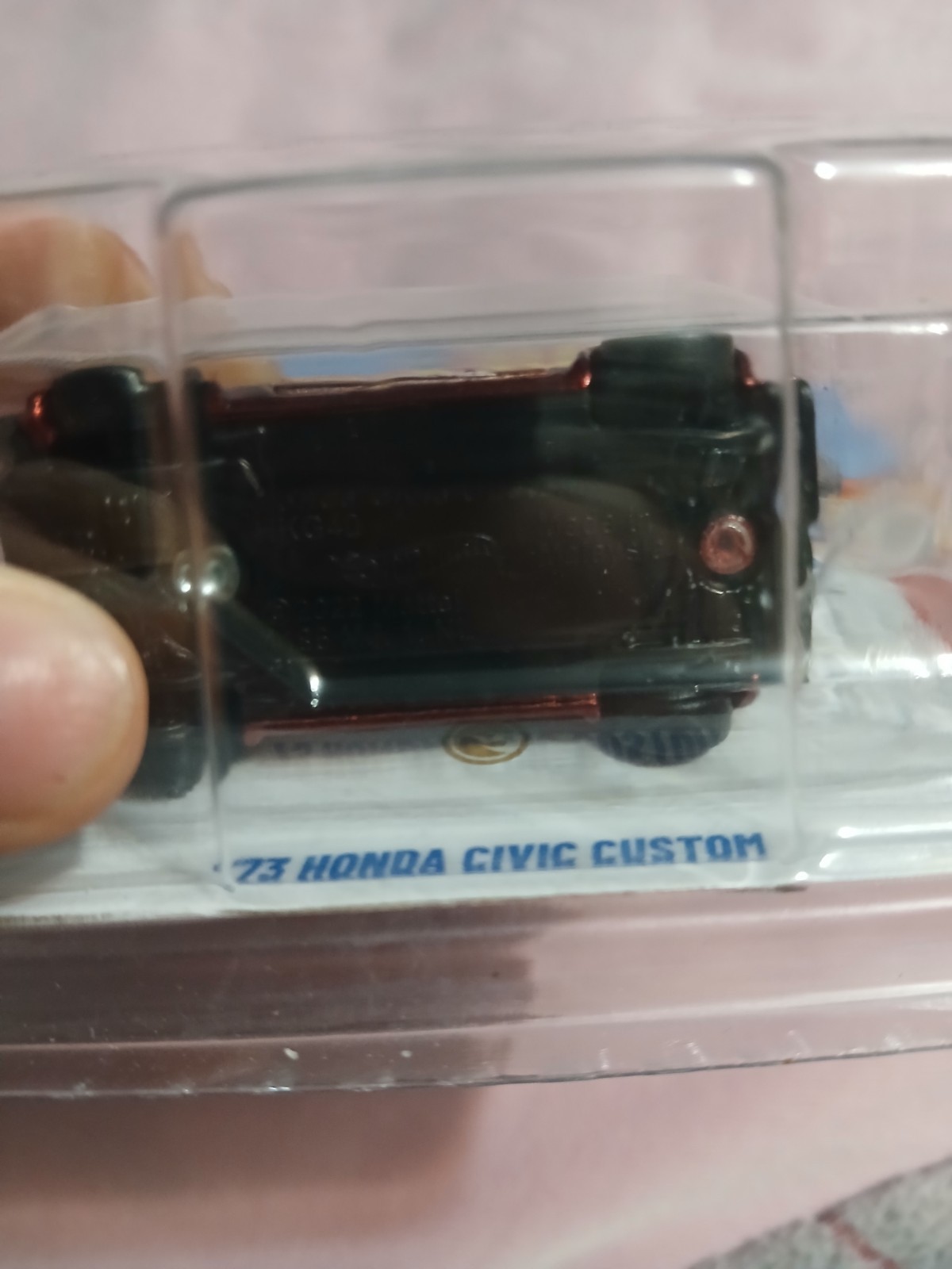 2025 Hot Wheels Super Treasure Hunt ’73 Honda Civic Custom Red STH Real Riders
