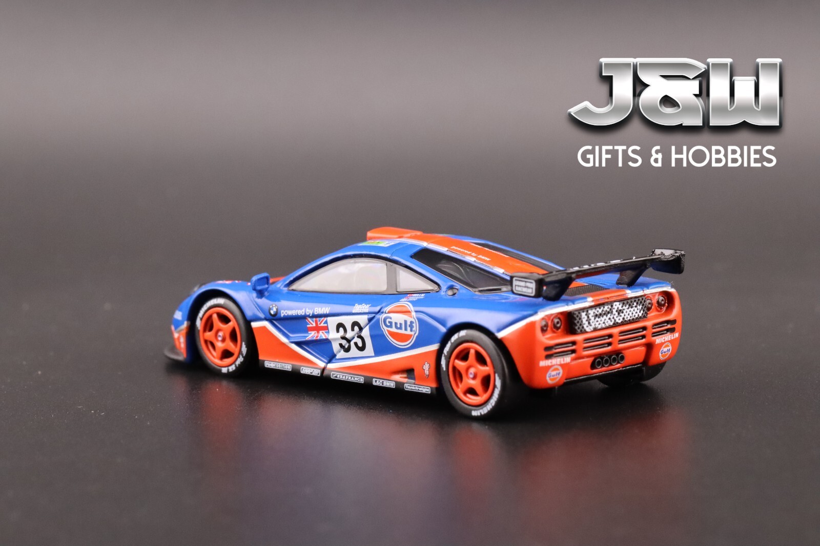 Mini GT McLaren F1 GTR #33 1996 Le Mans 24Hr GULF #723 1/64