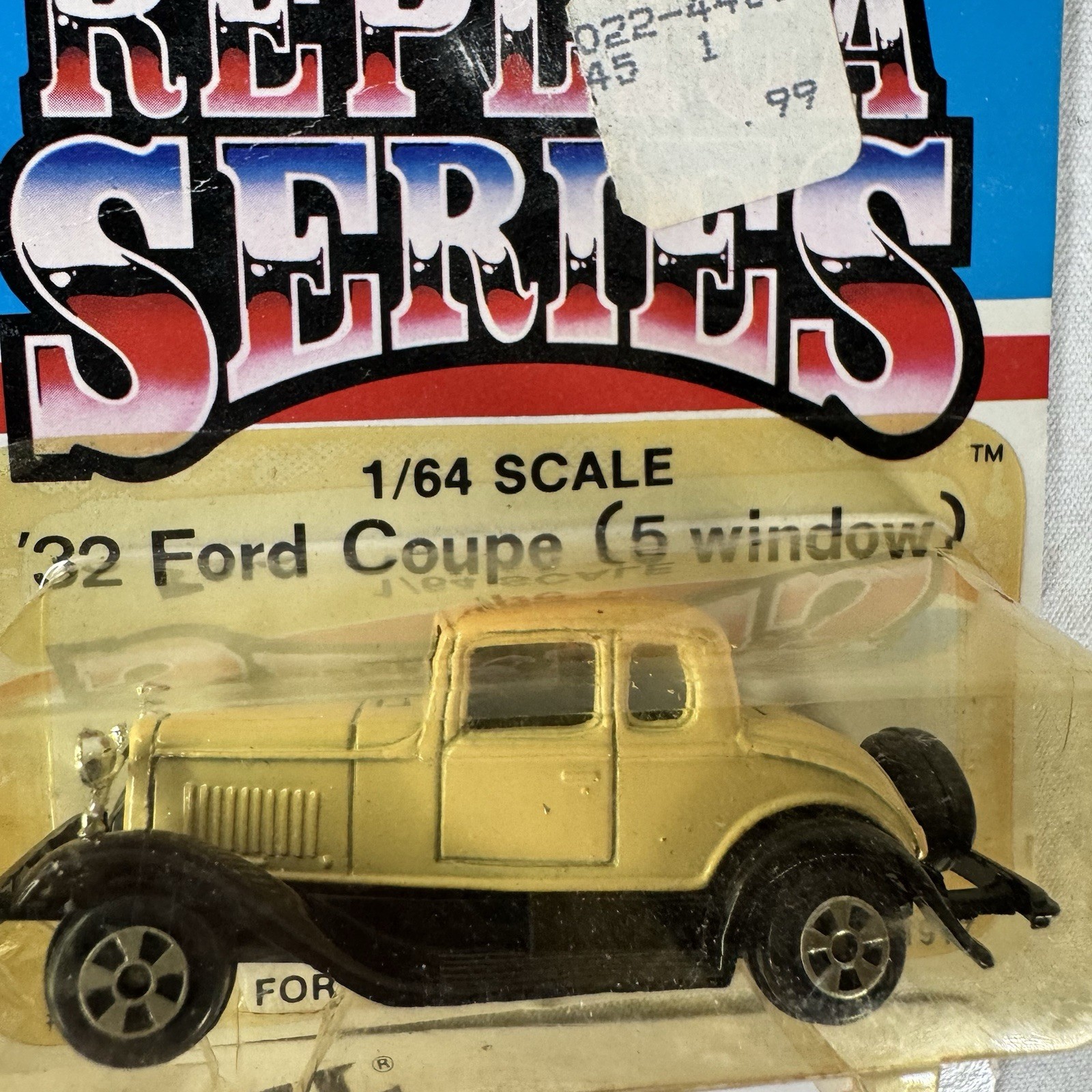 4 VTG 80’s NOS ERTL Replica Series Die Cast Metal 1/64 Mustang Chevy Ford Mazda