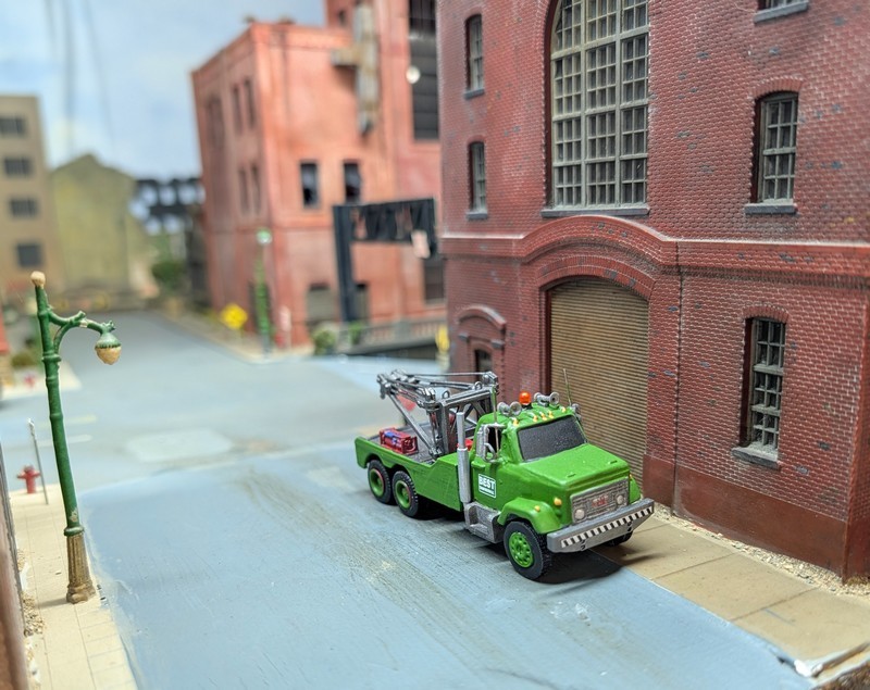 1/87 HO Scale Custom Built 3D Printed 1970 GMC 9500 Heavy Duty Wrecker Tow Truck