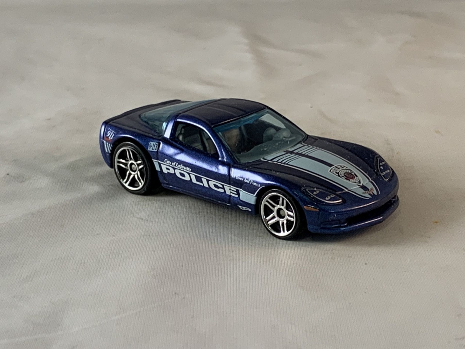 Hot Wheels C6 Corvette 2011 Main Street Blue PR5s