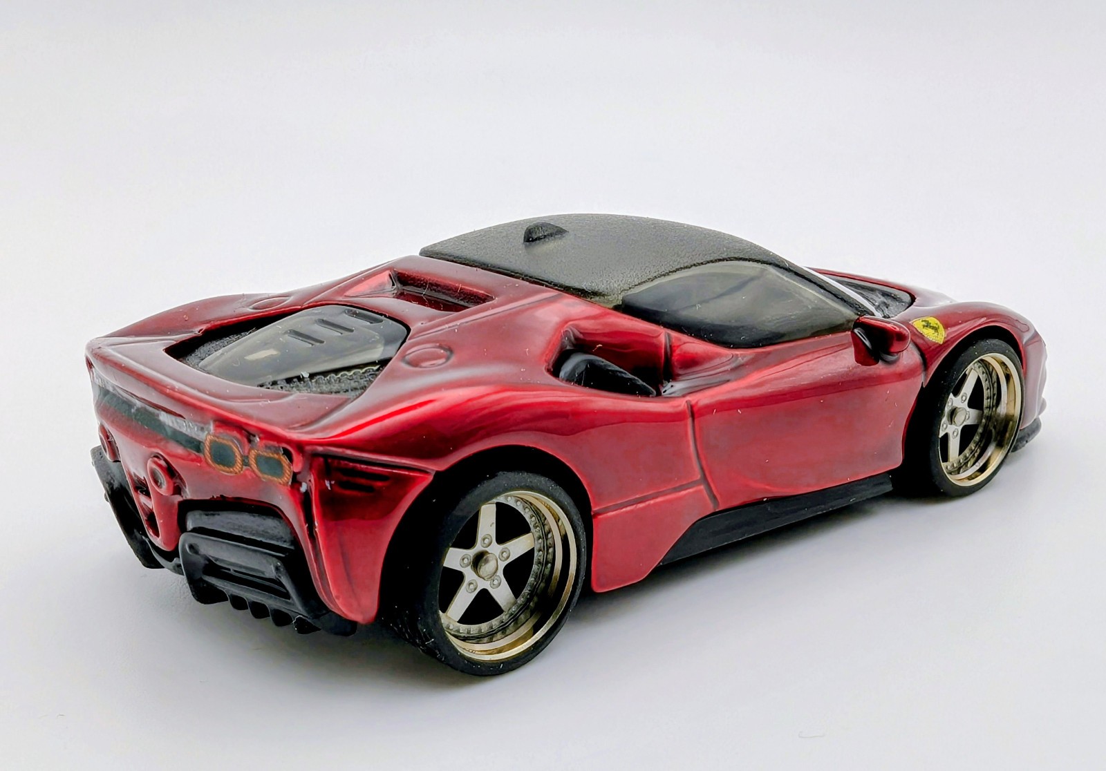 Hot Wheels CUSTOM Ferrari SF90 Stradale STH Spectraflame RLC